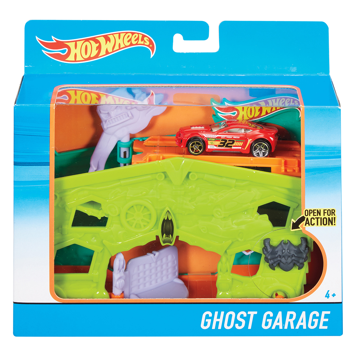 Hot Wheels Fold Out Playset Ghost Garage