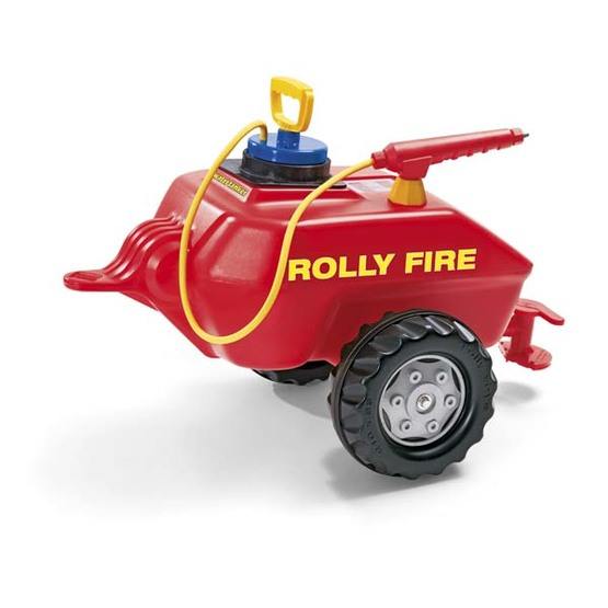 Rolly Toys - Rollyfire - Röd - Rollypompa