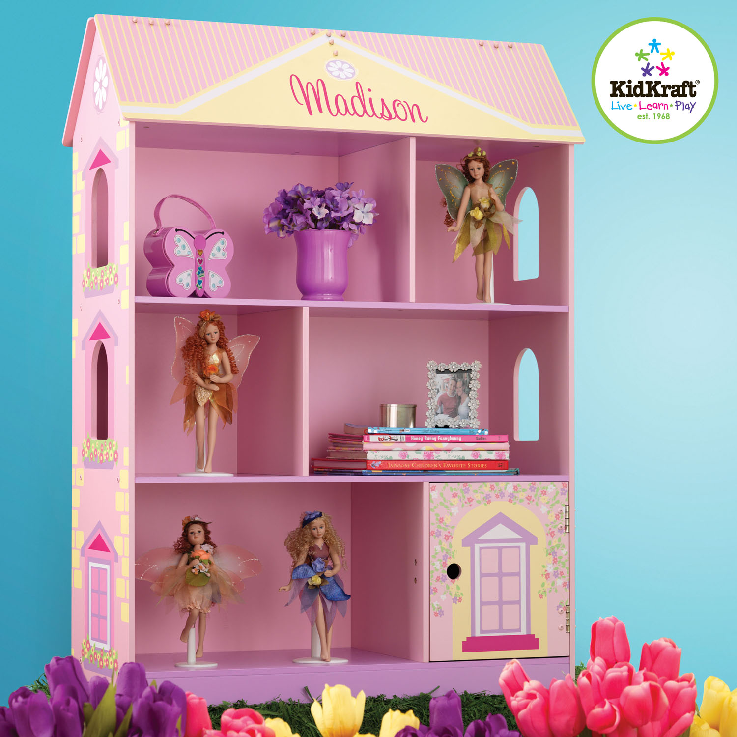 Kidkraft Dockhus Bokhylla