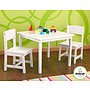 Aspen Table and 2 Chair Set - White