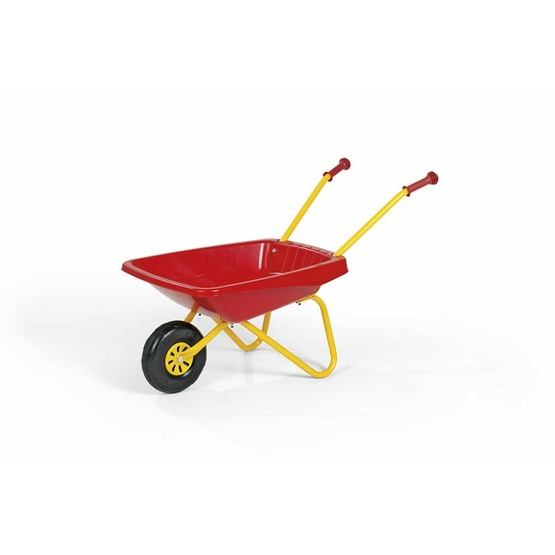 Rolly Toys - Wheelbarrow Yellow/Röd W. Plastic Bucket