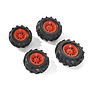Rolly Toys - Pneumatic Wheels F. Tractors 2 X 260 - 2 X 325X110 Röd 