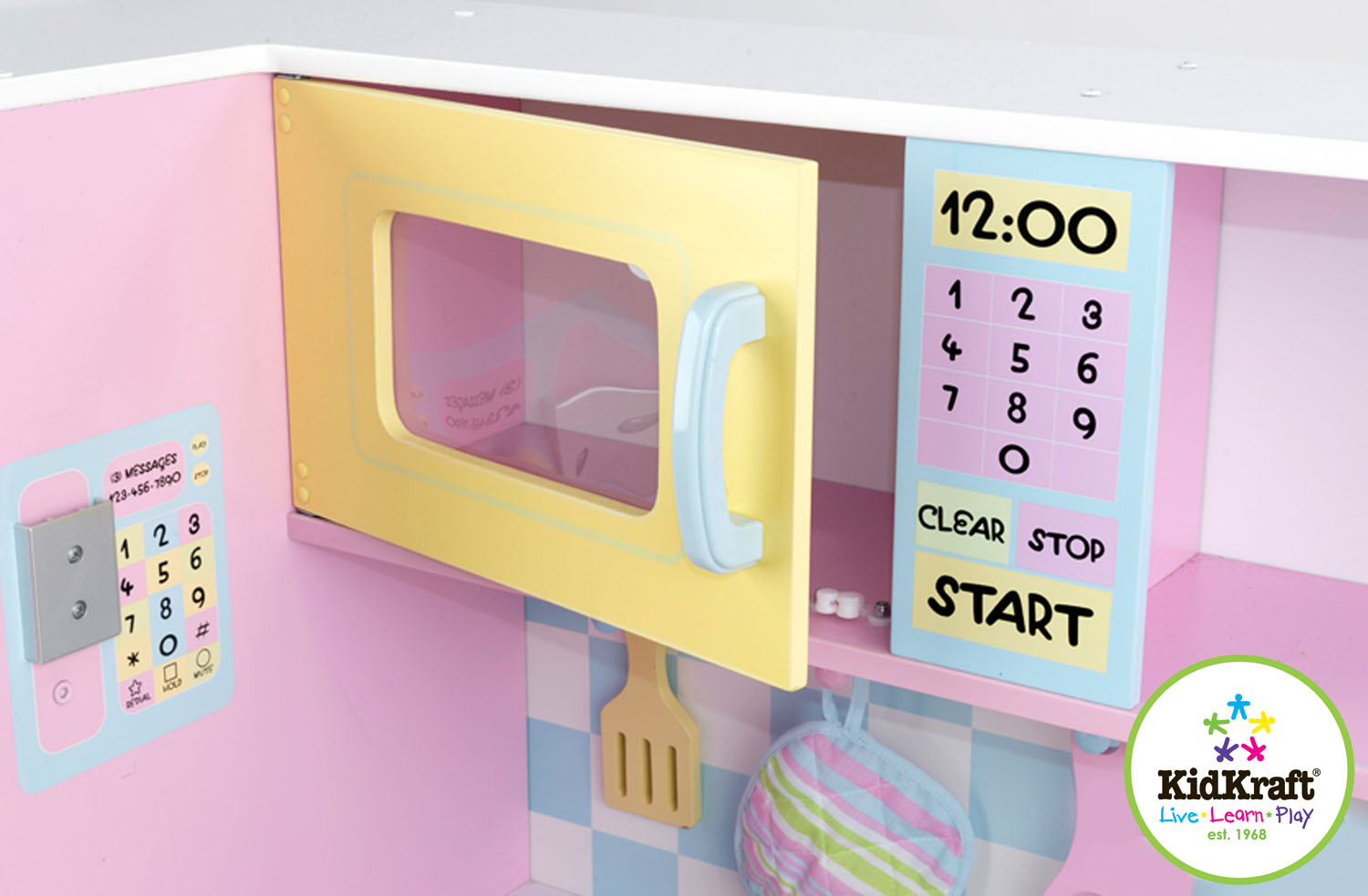 Kidkraft Barnkök Large Pastel Kitchen Litenleker.se