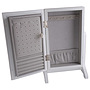 Dacapo Silver - Smyckeskrin Cabinet Vit/Trä 25,5X16,5X10 Cm