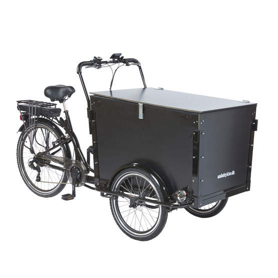 Amladcyklar El Lådcykel - Premium - Workman 80 % Monterad