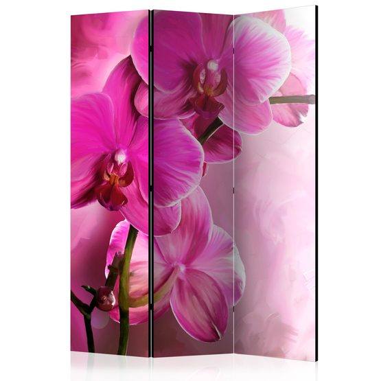 Artgeist Rumsavdelare – Pink Orchid II Close – 5 Delar