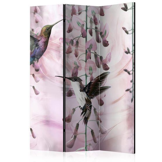 Artgeist Rumsavdelare – Flying Hummingbirds (Pink) – 3 Delar