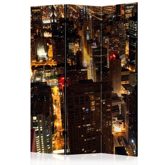 Artgeist Rumsavdelare – City By Night – Chicago Usa II – 5 Delar