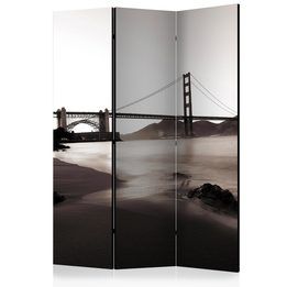 Rumsavdelare - San Francisco: Golden Gate Bridge In Black And White