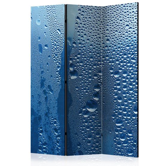 Artgeist Rumsavdelare – Water Drops On Blue Glass – 3 Delar