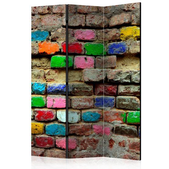 Artgeist Rumsavdelare – Colourful Bricks – 3 Delar