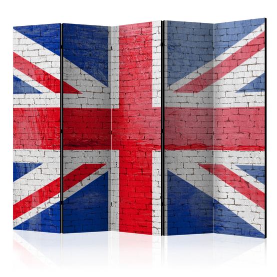 Artgeist Rumsavdelare – British Flag II – 5 Delar