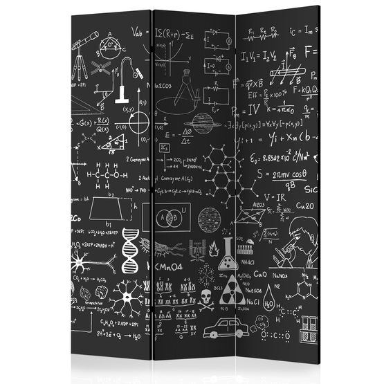 Artgeist Rumsavdelare – Science On Chalkboard – 3 Delar