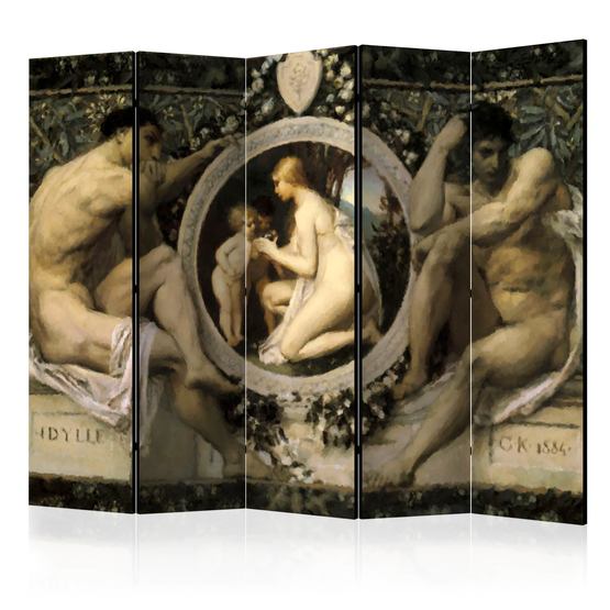 Artgeist Rumsavdelare – Idyll – Gustav Klimt II – 5 Delar