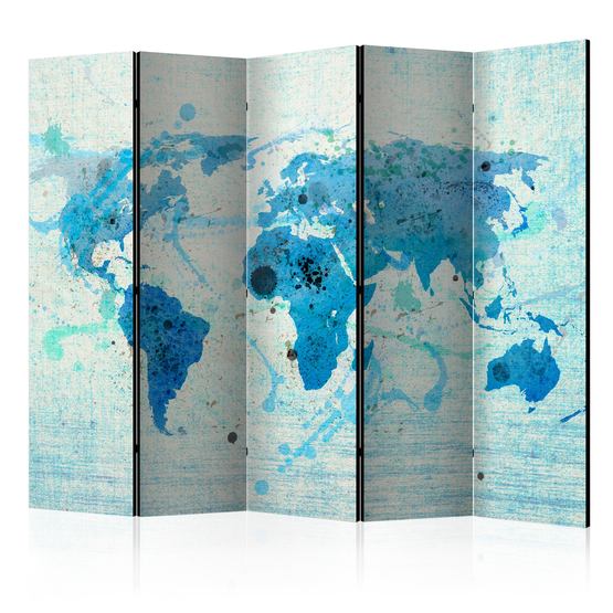 Artgeist Rumsavdelare – Cruising And Sailing –  The World Map II – 5 Delar