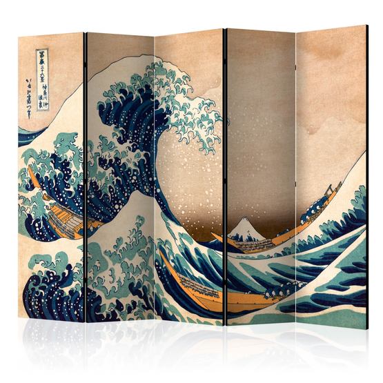 Artgeist Rumsavdelare – Hokusai: The Great Wave Off Kanagawa (Reproduction) II – 5 Delar