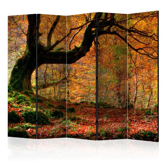 Artgeist Rumsavdelare – Autumn Forest And Leaves II – 5 Delar