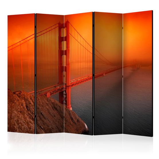 Artgeist Rumsavdelare – Golden Gate Bridge II – 5 Delar