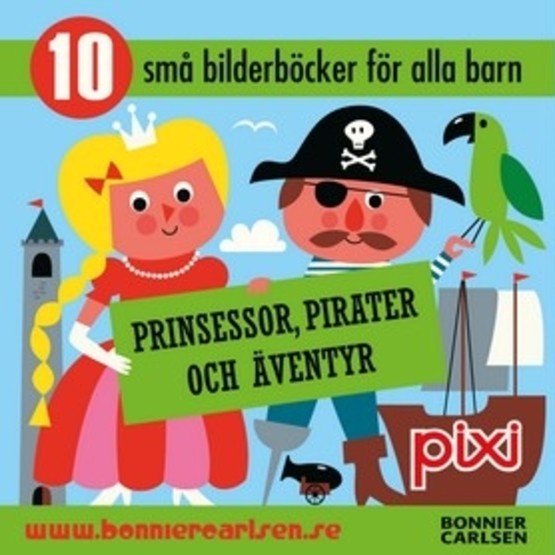 Bonnier Carlsen Bok Pixibox Prinsessor Pirater Och Äventyr