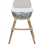 Britton - Matstol - Highchair Fika - Beige / Natural legs