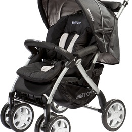 Britton - Barnvagn - Allroad - Svart