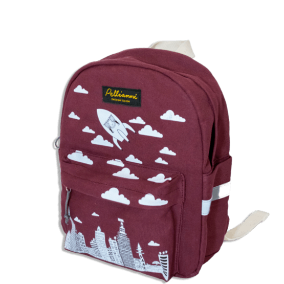 City Backpack Red
