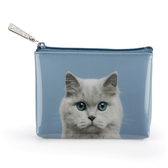 Catseye - Cat On Blue - Pouch