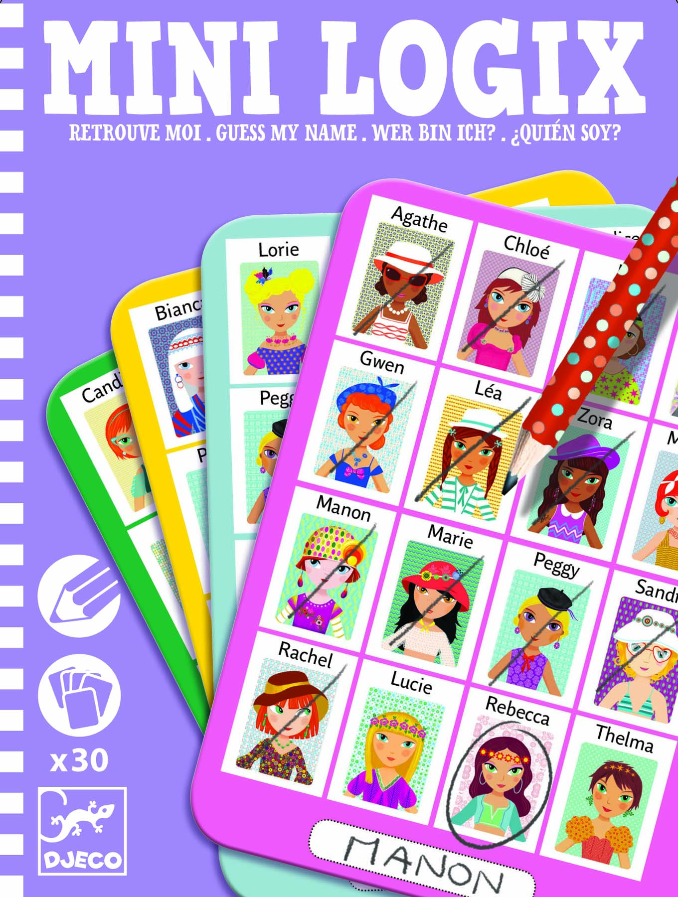 Djeco mini logic guess my name julie litenleker se