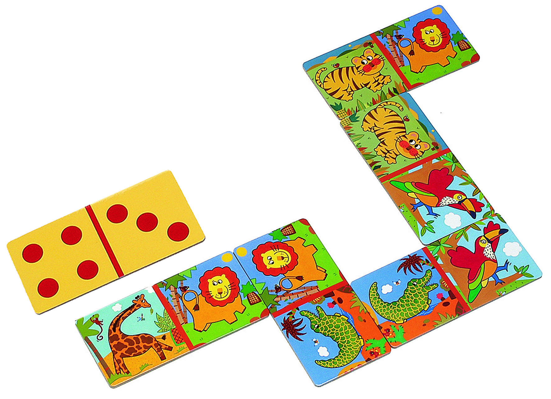 Djeco - Domino - Mitt Första Domino - Litenleker.se