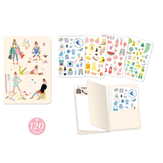 Djeco - Tinou stickers notebook (120 pcs)