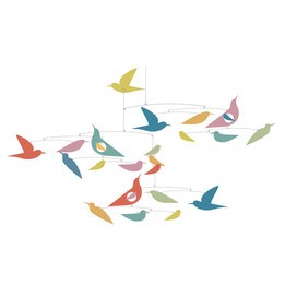 Djeco - Mobil Multicolored Birds