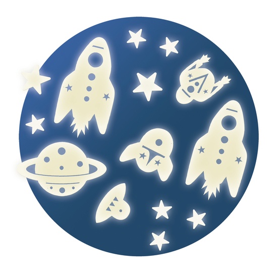 Djeco - Wall Sticker - Mission Space