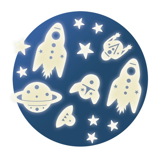Djeco – Wall Sticker – Mission Space