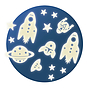 Djeco - Wall Sticker - Mission Space