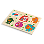 Djeco - Pussel - Relief Puzzle - Coucou-House, 6 pcs
