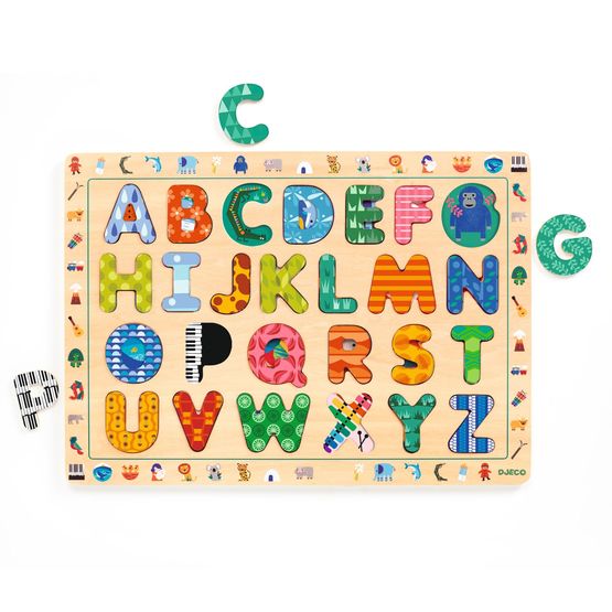 Djeco – Pussel – Puzzle Abc International