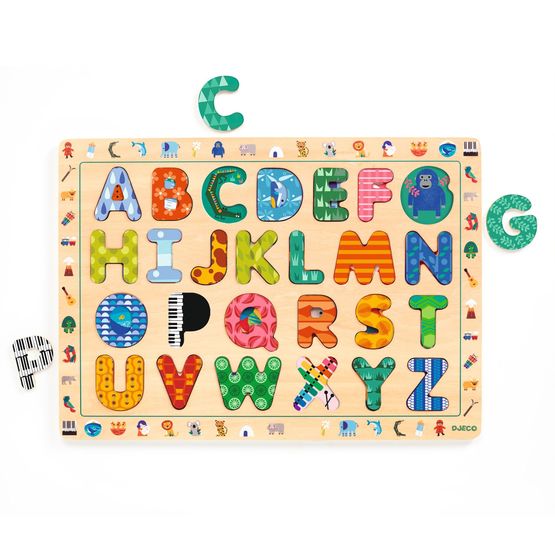 Djeco - Pussel - Puzzle Abc International
