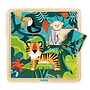 Djeco - Pussel - Wooden puzzle, Jungle, 15 pcs