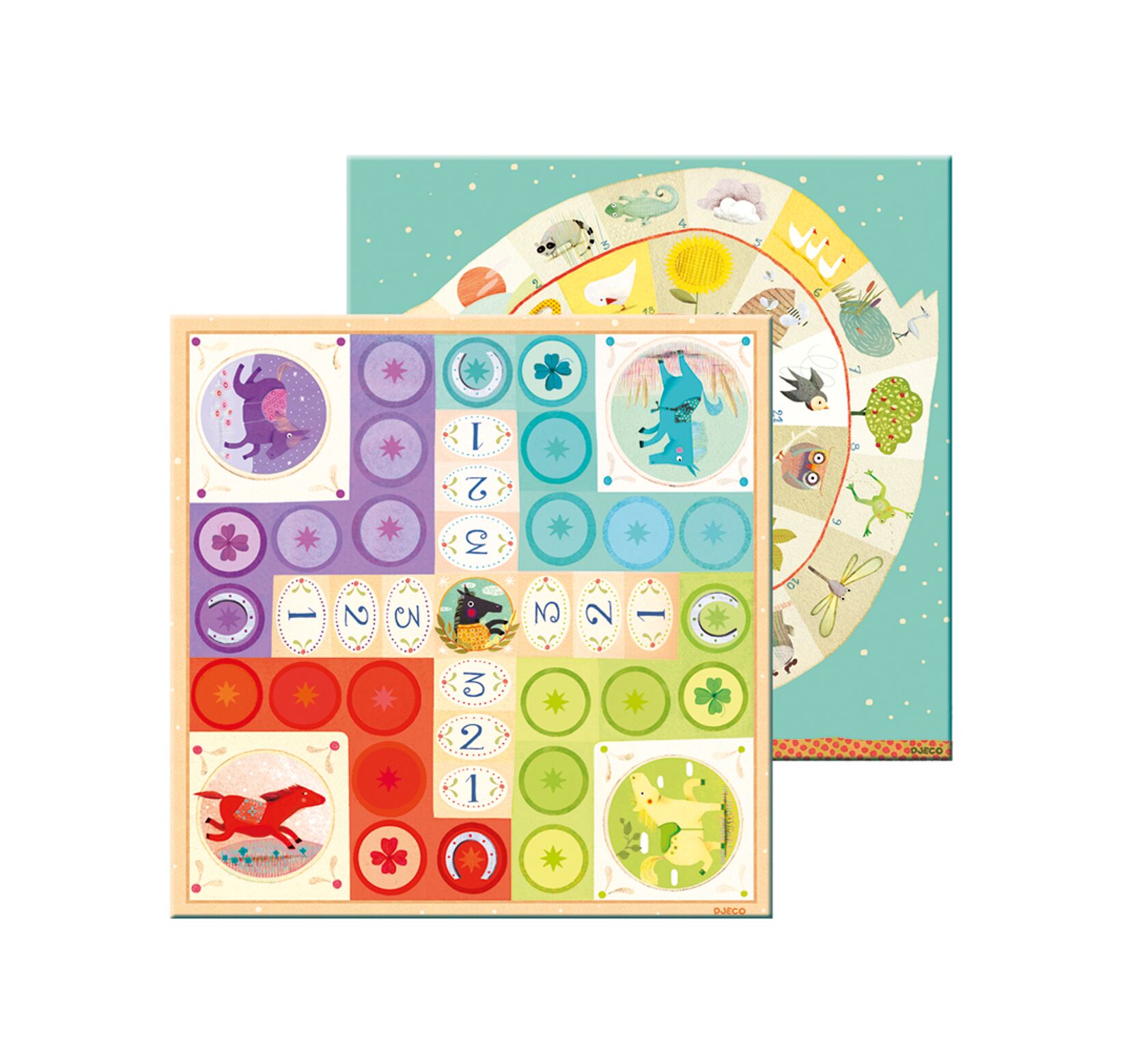 Настольные игры для детей 5 лет. Комплект настольных игр "Людо и ко". Djeco настольная игра Лудо. Настольная игра Djeco Домино цветные животные.