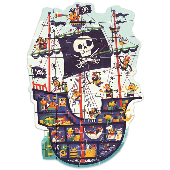 Djeco – Pussel – The pirate ship – 36 pcs
