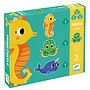 Djeco - Pussel - In the sea - 4, 6, 9 pcs