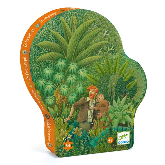 Djeco – Pussel – In the Jungle 54 pcs