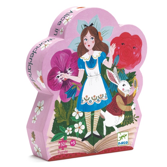 Djeco Pussel Siluettepussel Alice in Wonderland 50 pcs