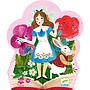 Djeco - Pussel - Siluettepussel, Alice in Wonderland, 50 pcs
