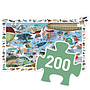 Djeco - Pussel - Aero Club, puzzle, 200 pcs
