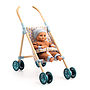 Djeco - Pussel - Wooden Doll Stroller Little Cubes - 44 Cm
