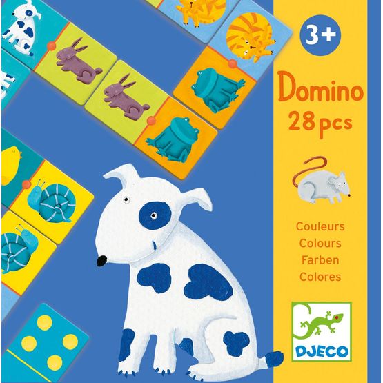 Djeco - Domino - Colour animals