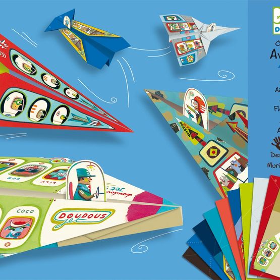 Djeco - Origami - Flygplan