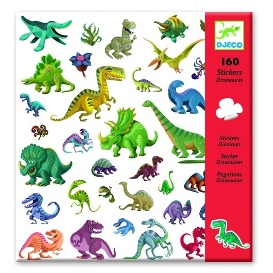 Djeco - Klistermärken - Dinosaurier
