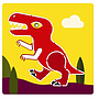 Djeco - Stencils - Dinosaurs